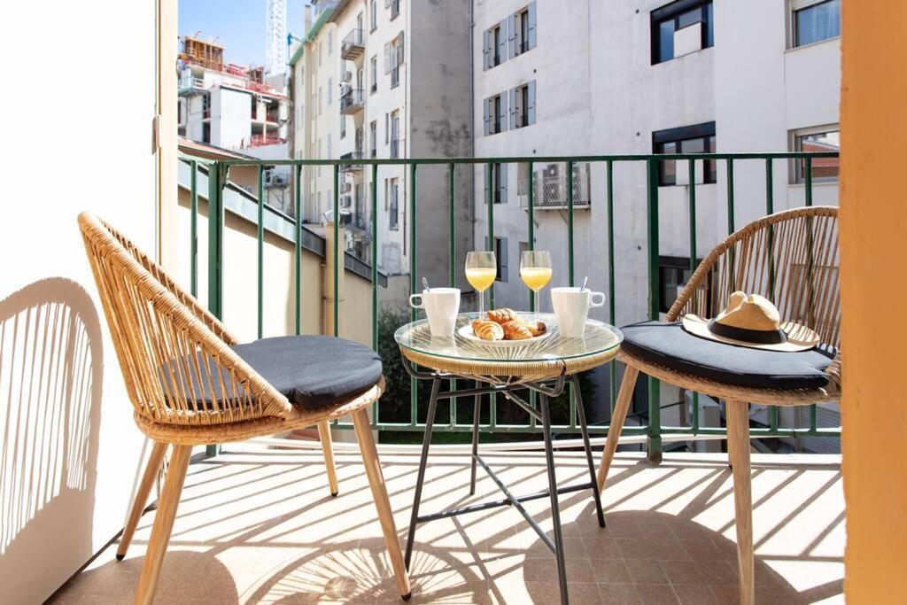 L19 1Bdr Massena Central 2Mins Sea/Promenadeac/Balcony Nisa Exterior foto